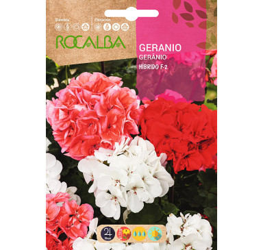 GERANIO HIB. F-2, VARIADO