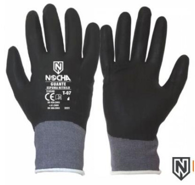 Guante Espuma Nitrilo T-9