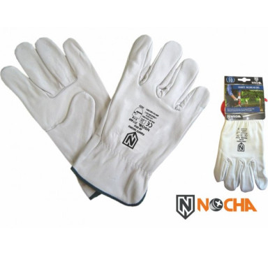 GUANTE CUERO VACUNO GRIS T-10 BRESME